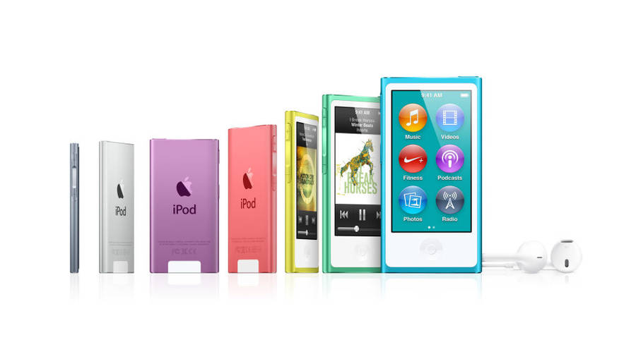 Apple iPOD NANO 7TH GENERATION -16GB- Blue - with Lightning Cable and Brand New Earphones