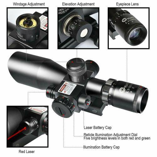 2.5 -10x40 Rifle Scope