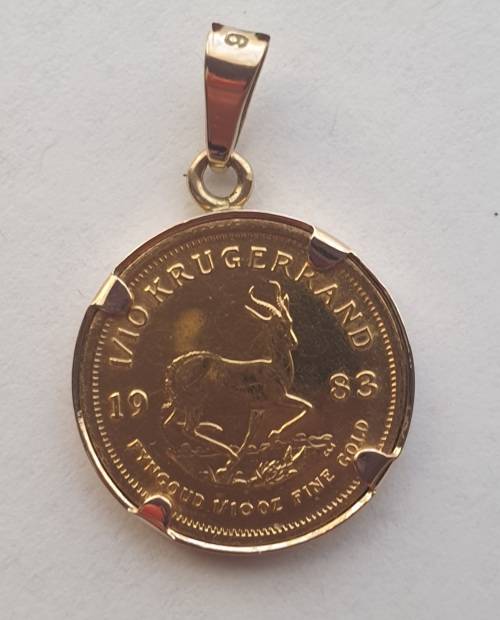 1/10th Krugerrand pendant