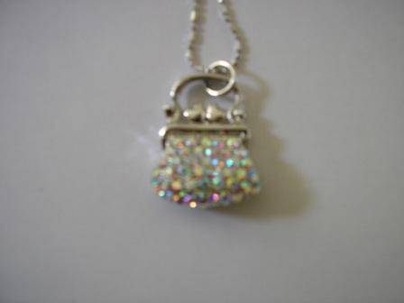Crystal handbag - with free chain