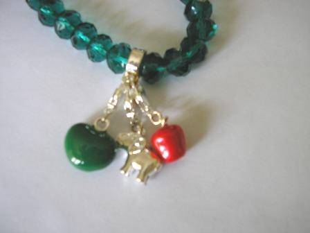 Modern bracelet with detachable charms