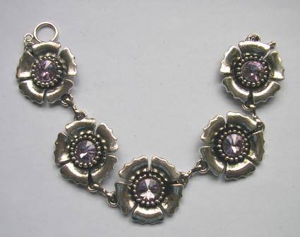Lavender crystal bracelet - STUNNING!!