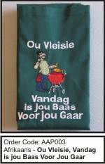APRON - Ou Vleisie, Vandag is jou baas voor jou Gaar
