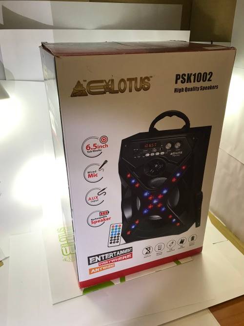 DEMO Unit - Portable Bluetooth Karaoke/Presentation Speaker - includes X1 Wired Mic