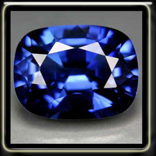 7.64CT AMAZING TOP CLARITY CORNFLOWER BLUE SAPPHIRE ( VVS1 ) A CEYLON CUSHION GEMSTONE