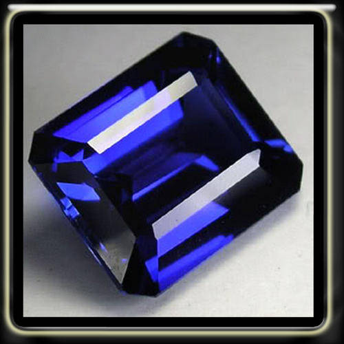 MAJESTIC 5.50CT CORNFLOWER BLUE SAPPHIRE, AN OCTAGON POLISHED GEMSTONE