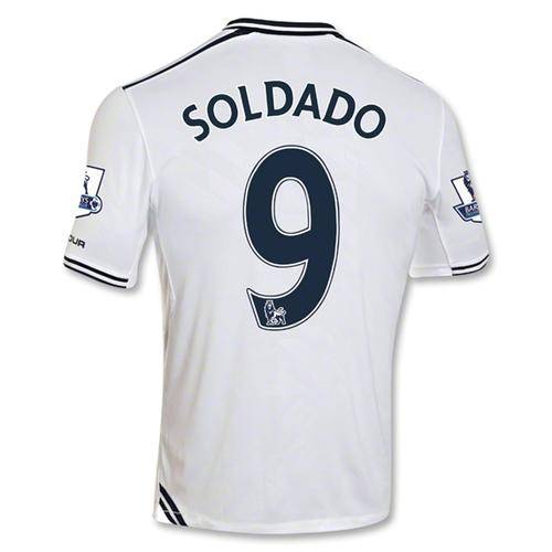 **CRAZZY SPECIAL**TOTTENHAM HOTSPURS 13/14-HOME-SOLDADO-9-X LARGE