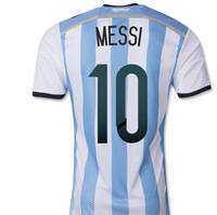 ***CRAZY SPECIAL***ARGENTINA 13/14 HOME-MESSI-10-X LARGE-PLAYERS VERSION