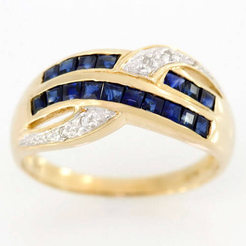 ELEGANT 1.92CT BLUE SAPPHIRE & DIAMOND RING