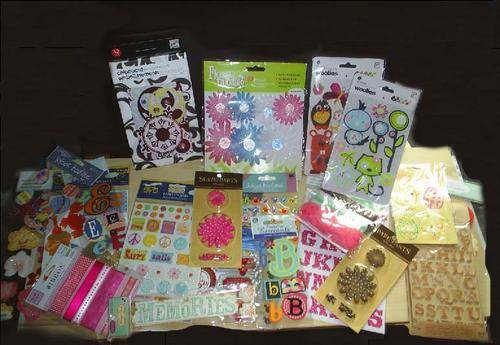 HUGE SCRAPBOOKING LOT - RECEIVE EVERYTHING PICTURED