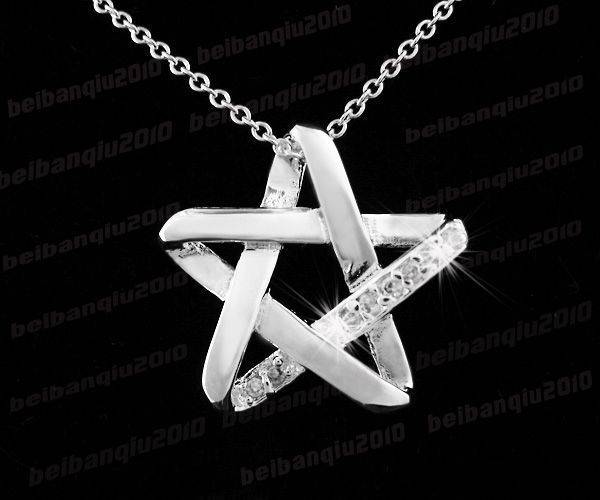 ***PRETTY***925 silver star pendant ***PERFECT CHRISTMAS GIFT