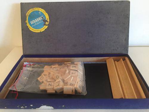 Vintage scrabble board game