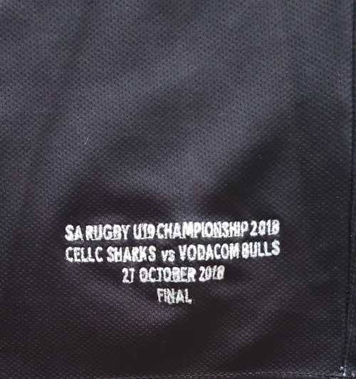 Sharks 0/19 Currie Cup Final Player jersey