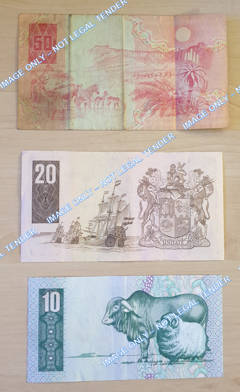 South African Reserve Bank replacement notes (3) - G P C de Kock - 1 lot