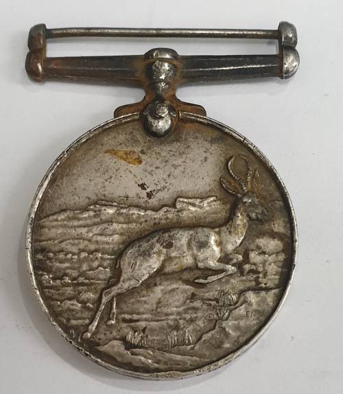 WW2 Silver Africa Service Medal awarded to C320019 E.A.Bosch