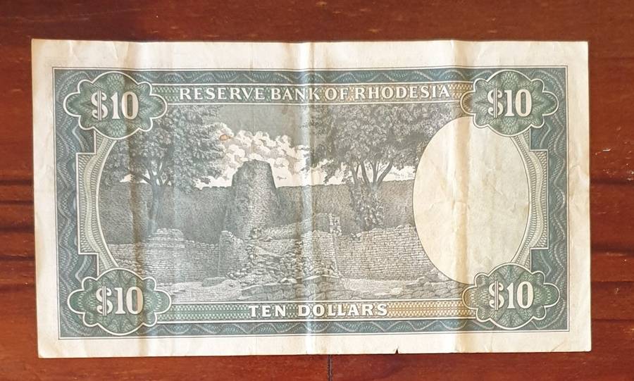 RHODESIA $10 NOTE