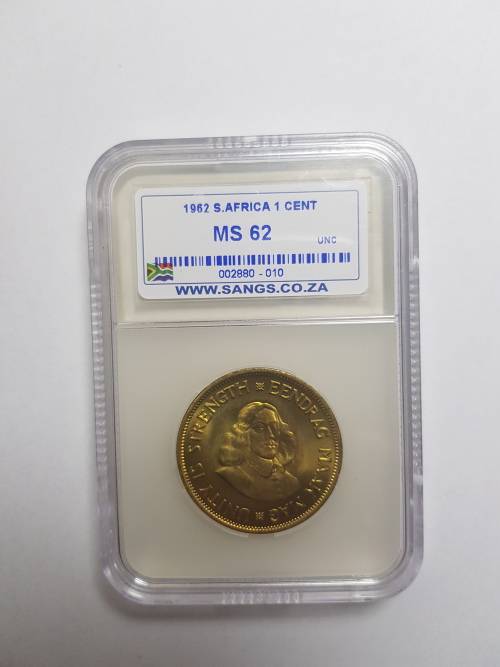 1962 1c Uncirculated! Sangs MS62