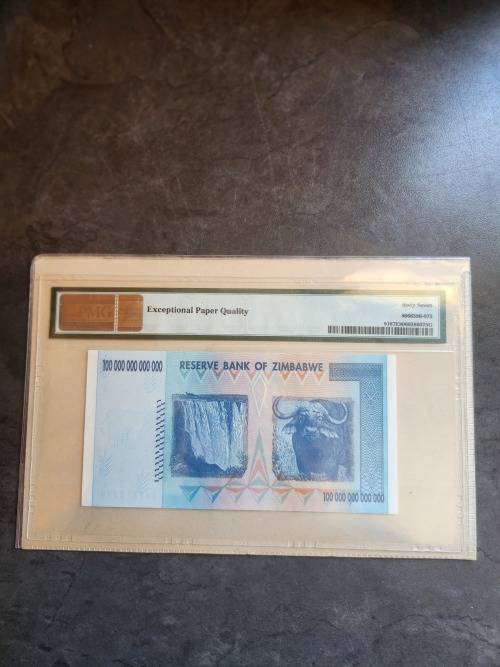 100 Trillion Dollars - Excellent certified high grade example. These are very desirable!