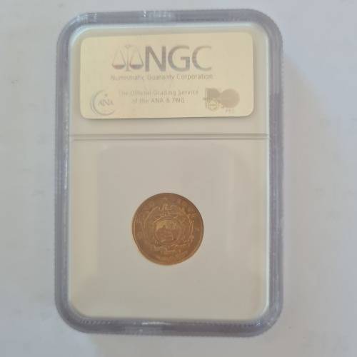 1895 ZAR Gold half pond - NGC graded- XF40 - Valuable key date
