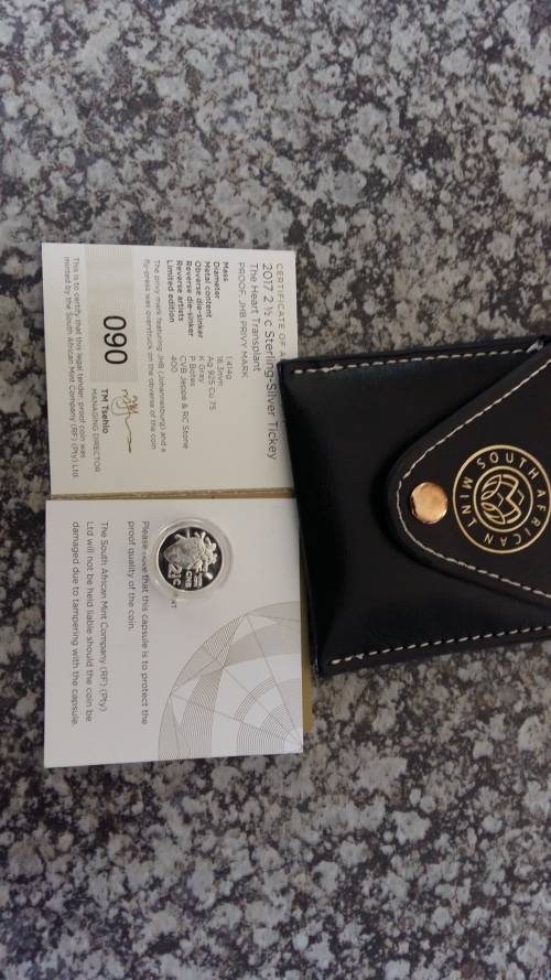 TWO AND A HALF SENT TICKEY STERLING SILVER HEART TRANSPLANT