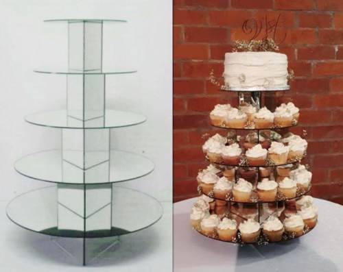 5 Tier Round Stackable Cupcake Stand