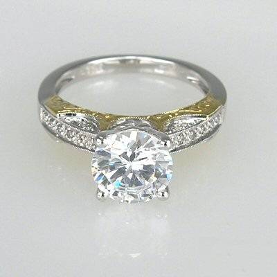 1.00 Cts Certified Beautiful Real Natural Diamond Wedding Gold Ring @ World Wide Free Shipping