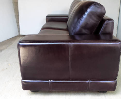 DEAL OF THE MONTH!! Chocolate Brown Genuine Leather Suite