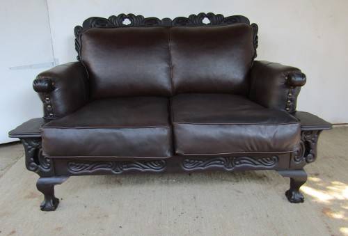 LIMITED EDITION - Rosary Ball and Claw Leather Arm Chairs