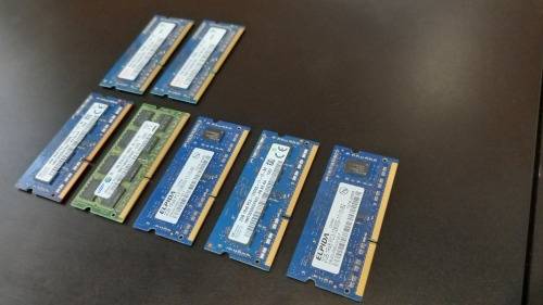 7 x DDR3 Ram - 12GB Total - Laptop Ram