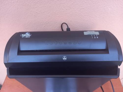 Need Stress Relief?? Shred Paper With A Fellowes P20 Paper Shredder