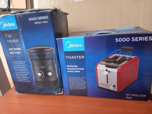 Exclusive!! One Time Deal | Brand New Midea Toaster and Heater | High-End Home Appliances