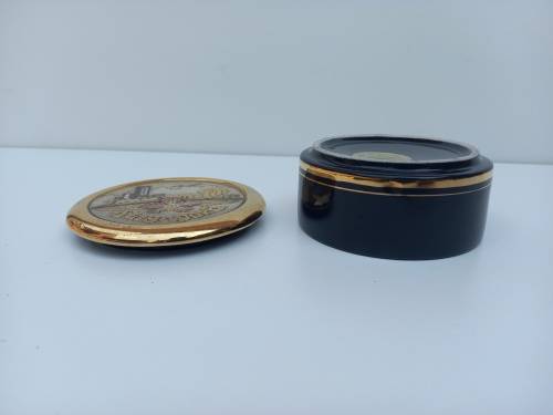 [Retail: R3500] Stunning 24K Gold Edged Singapore Chokin | Artwork Engraved In Japan