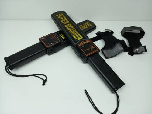 2 x Super Scanner Wand Metal Detector | MD-3003B1 | Matt Black | Retails: R1070 Each