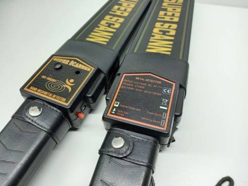 2 x Super Scanner Wand Metal Detector | MD-3003B1 | Matt Black | Retails: R1070 Each