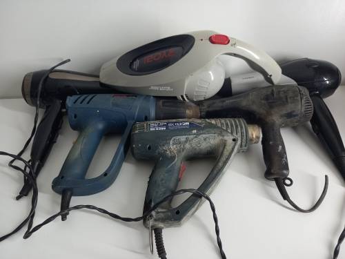 Bulk Lot Of Heat Guns - Hair Dryers - Portable Vacuum | Even If It Sells For R10, It Must Go Today!