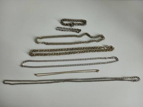 177 Grams Of Stunning Chains & Hand Bracelets | Perfect For The All Genders & Collectors