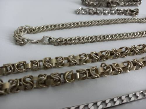 177 Grams Of Stunning Chains & Hand Bracelets | Perfect For The All Genders & Collectors