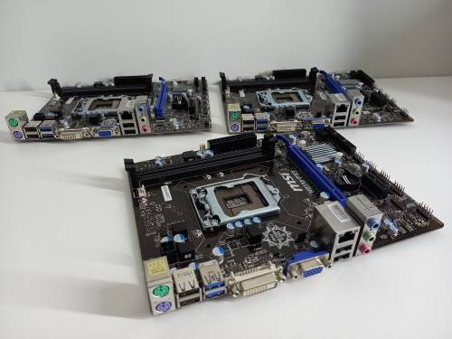3 x MSI H81M-P33 Gaming Motherboards | Supports 4th Gen CPU`s | Excellent Physical Condition