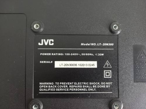20-inch JVC LED TV | LT-20N330Z | Resolution: 1366x768 | HDMI | VGA | USB