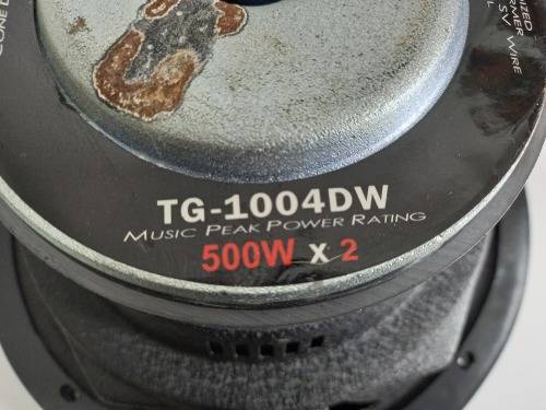 10-inch Targa TG-1004DW Subwoofer 5000w & Solid Wooden Box [Retail: R2000]