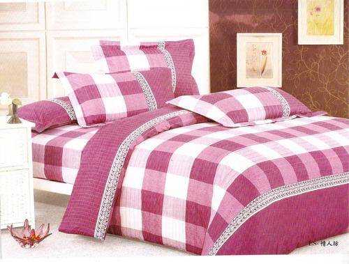 10 Piece - Cotton Feel - Bed Linen - Queen Size- Duvet Cover Set