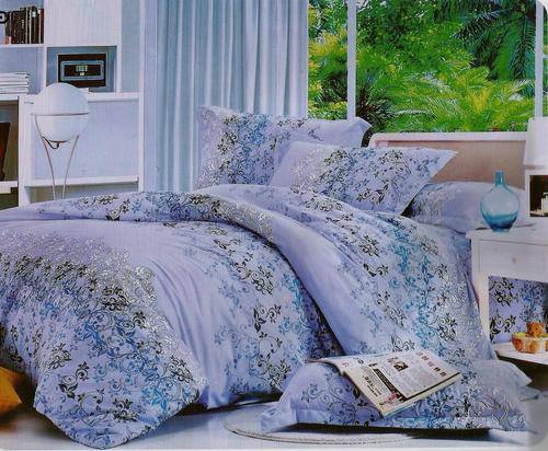 6 Piece - Cotton Feel - Bed Linen - Queen Size- Duvet Cover Set