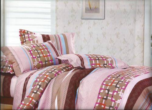 6 Piece - Cotton Feel - Bed Linen - Queen Size- Duvet Cover Set