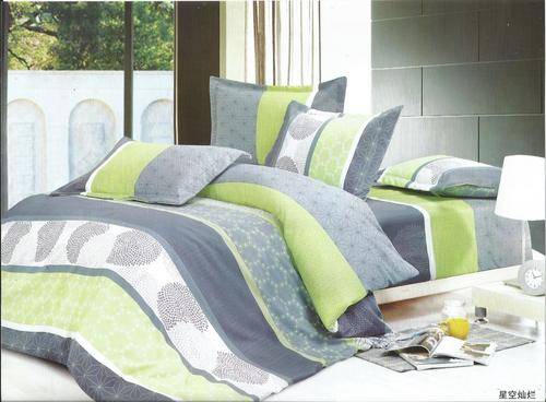 6 Piece - Cotton Feel - Bed Linen - Queen Size- Duvet Cover Set