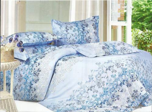 6 Piece - Cotton Feel - Bed Linen - Queen Size- Duvet Cover Set