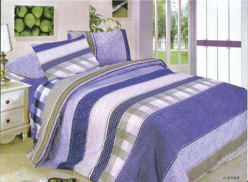 6 Piece - Cotton Feel - Bed Linen - Queen Size- Duvet Cover Set