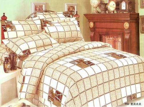 6 Piece - Seersucker Cotton Feel - Bed Linen - Double Bed Size- Duvet Cover Set