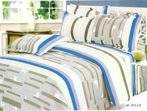 6 Piece -Super Soft Cotton Feel - Bed Linen - Double Bed Size- Duvet Cover Set