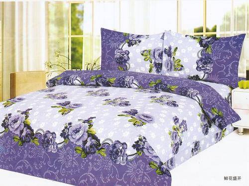 6 Piece - Seersucker Cotton Feel - Bed Linen - Double Bed Size- Duvet Cover Set