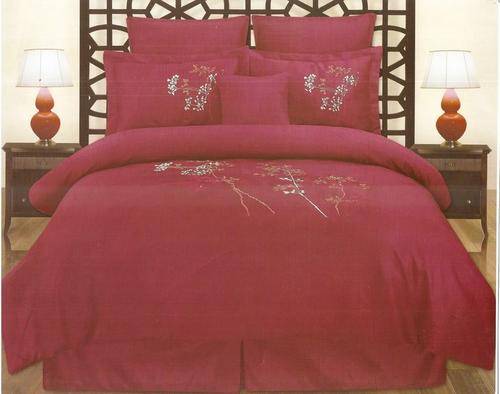 6 Piece - Super Soft Cotton Feel - Bed Linen - Queen Size- Duvet Cover Set